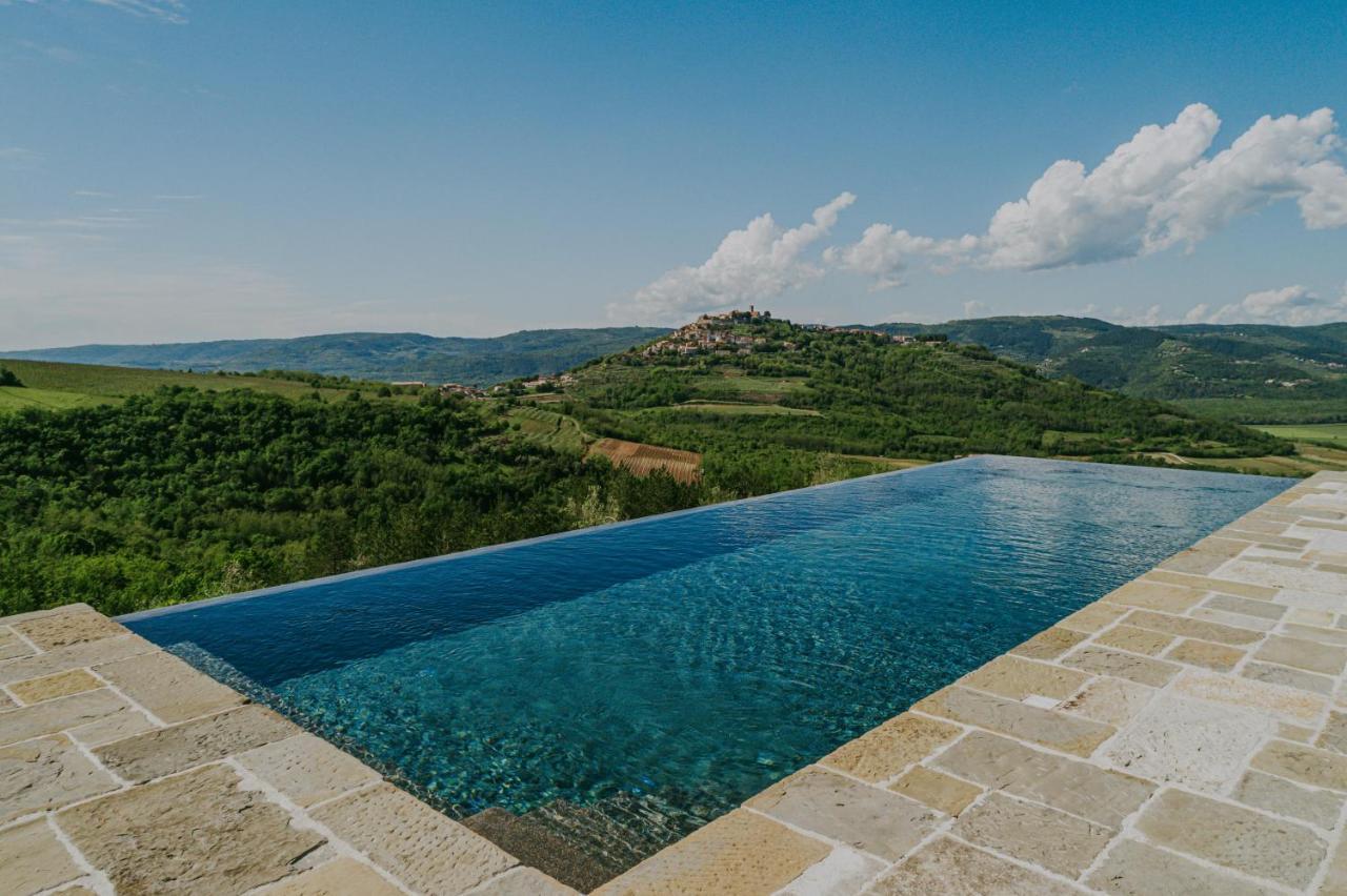 Luxury Estate With 6 Hectares Land Near Hilltop Town Motovun Kaldir Exterior foto
