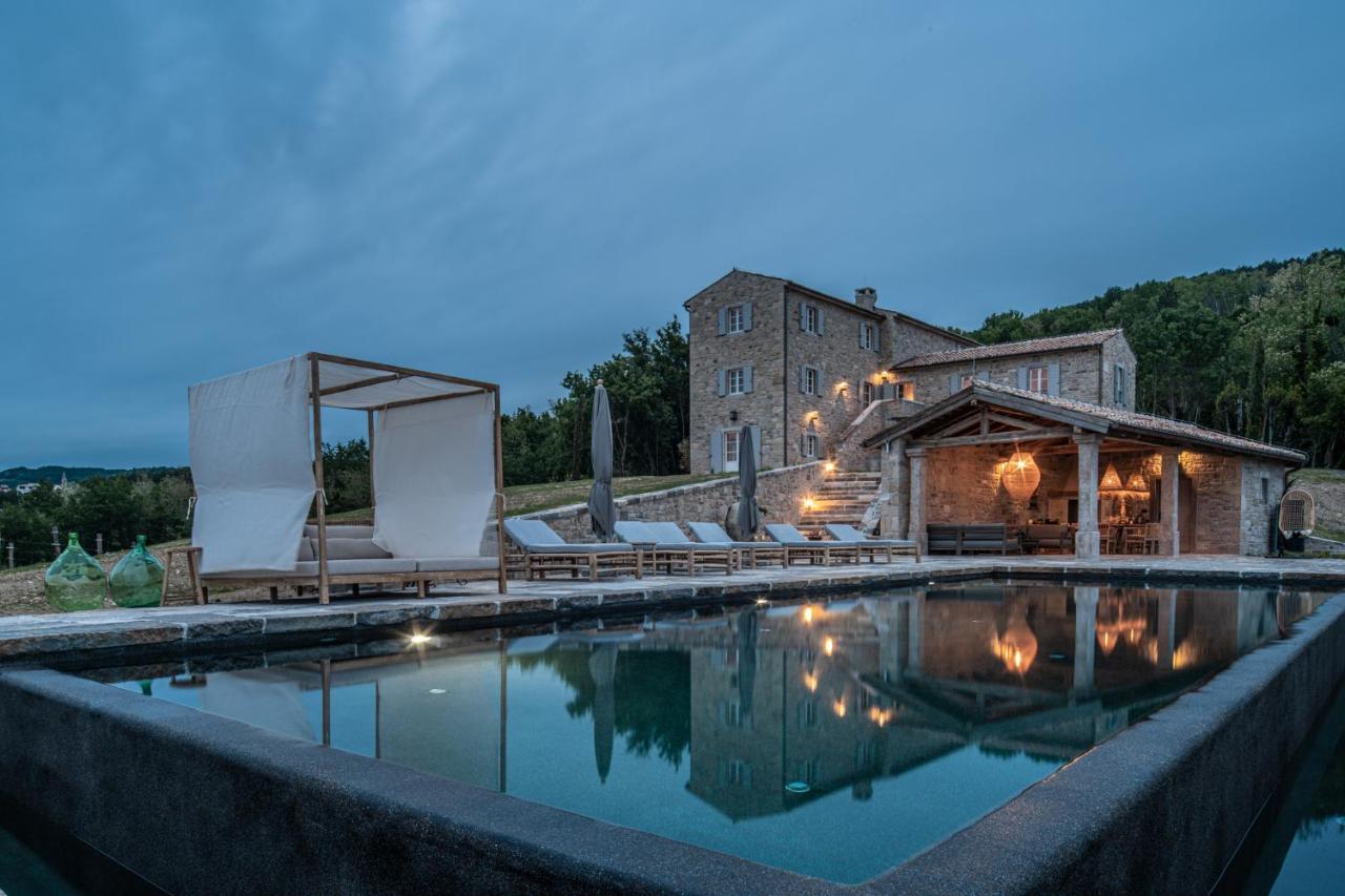 Luxury Estate With 6 Hectares Land Near Hilltop Town Motovun Kaldir Exterior foto