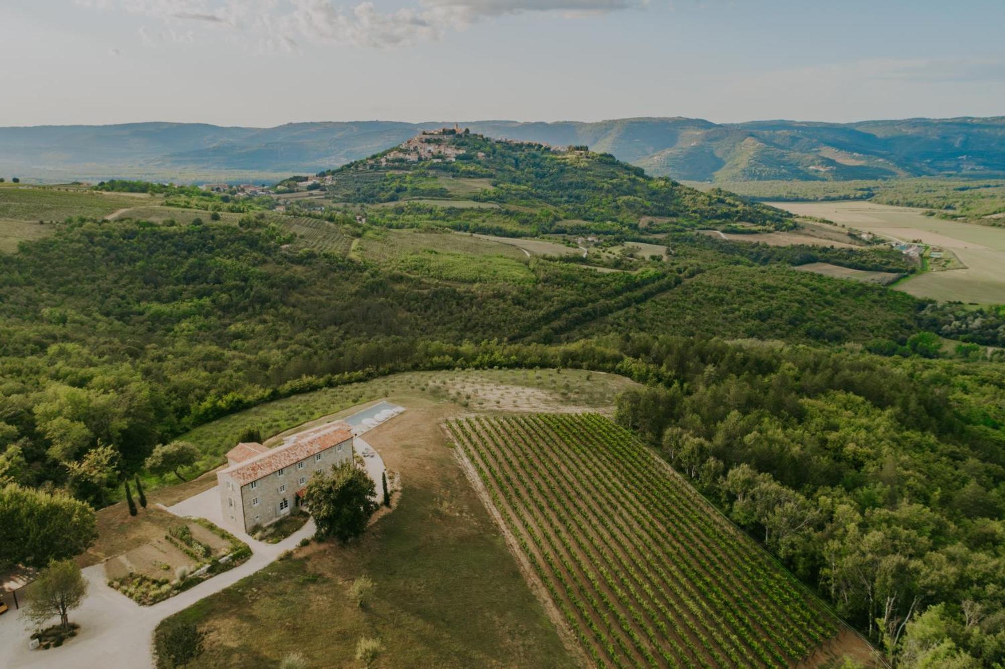 Luxury Estate With 6 Hectares Land Near Hilltop Town Motovun Kaldir Exterior foto